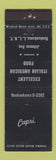 Matchbook Cover - Capri Italian Restaurant Ronkonkoma LI NY