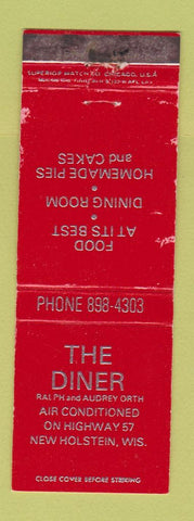 Matchbook Cover - The Diner New Holstein WI WEAR