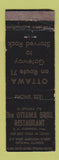 Matchbook Cover - Ottawa Grill Restaurant Ottawa IL WEAR