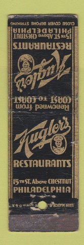 Matchbook Cover - Kugler's Restaurants Philadelphia PA WEAR