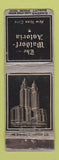 Matchbook Cover - Waldorf Astoria Hotel DQ WEAR