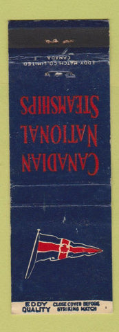 Matchbook Cover - Canadian National Steamships Eddy Quality WEAR