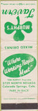 Matchbook Cover - Murphy's Tavern Colorado Springs CO WORN