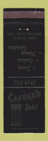 Matchbook Cover - Caesar's Inn Marshalltown IA