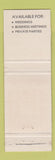 Matchbook Cover - Caesar's Inn Marshalltown IA