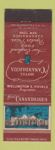 Matchbook Cover - Hotel Canandaigua NY