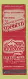 Matchbook Cover - Leazer Keel Funeral Insurance Gainesville TX