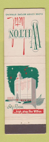 Matchbook Cover - Wilton Hotel Long Beach CA