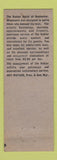 Matchbook Cover - Hotel Kahler Rochester MN