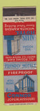 Matchbook Cover - Hotel Connor Joplin MO Allis Wichita KS WEAR