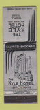Matchbook Cover - Kyle Hotel Temple TX