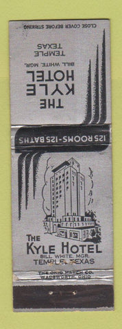Matchbook Cover - Kyle Hotel Temple TX