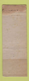 Matchbook Cover - Inverurie Bermuda WORN