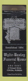 Matchbook Cover - Wylie Baxley Funeral Home Cocoa FL