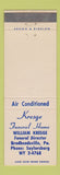 Matchbook Cover - Kresge Funeral Home Brodheadsville PA