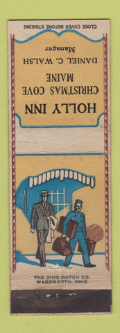Matchbook Cover - Holly Inn Christmas Cove ME Bellhop