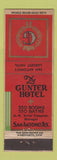 Matchbook Cover - Gunter Hotel San Antonio TX
