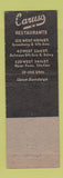 Matchbook Cover - Caruso Spaghetti Place New York City