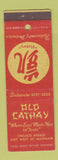 Matchbook Cover - Old Cathay Chinese Restaurant Chicago IL
