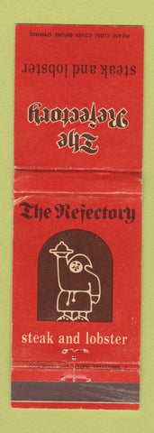 Matchbook Cover - The Refectory Steak Lobster