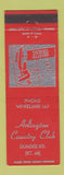 Matchbook Cover - Arlington Country Club Arlington Heights IL