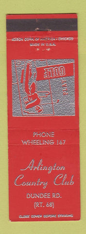 Matchbook Cover - Arlington Country Club Arlington Heights IL