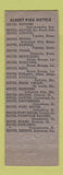 Matchbook Cover - Albert Pick Hotels Hotel Fort Meigs Toledo OH WEAR