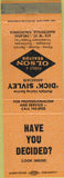 Matchbook Cover - Harold Olsen Realtor Marysville CA orange