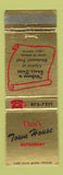 Matchbook Cover - Dan's Town House Restaurant Ennis TX