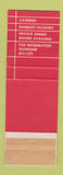 Matchbook Cover - Dan's Town House Restaurant Ennis TX