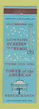 Matchbook Cover - Tower of the Americas Restaurant San Antonio TX