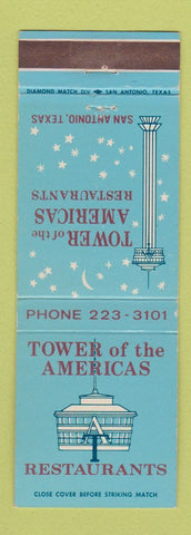Matchbook Cover - Tower of the Americas Restaurant San Antonio TX