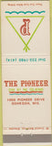 Matchbook Cover - Pioneer on Kn Ni Island Oshkosh WI