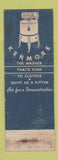 Matchbook Cover - Sears Roebuck Refrigerators Kenmore Washer WEAR
