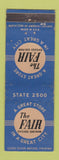 Matchbook Cover - Fair Store Chicago Oak Park IL WEAR
