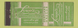 Matchbook Cover - Louie's Restaurant Portland OR WEAR