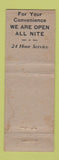 Matchbook Cover - Louie's Restaurant Portland OR WEAR