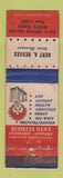 Matchbook Cover - Bert Hedges Business Men's Insurance Wichita KS