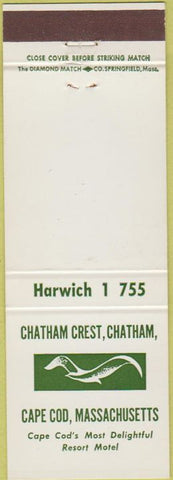 Matchbook Cover - Chatham Crest Cap Cod MA resort motel