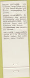 Matchbook Cover - Chatham Crest Cap Cod MA resort motel