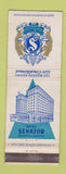 Matchbook Cover - Hotel Senator Sacramento CA