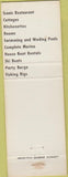 Matchbook Cover - Mountain Harbor Resort Lake Ouachita Mount Ada AR