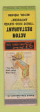 Matchbook Cover - Acton Restaurant Acton IN hillbilly WEAR