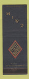 Matchbook Cover - Chicago & Illinois Midland Railroad