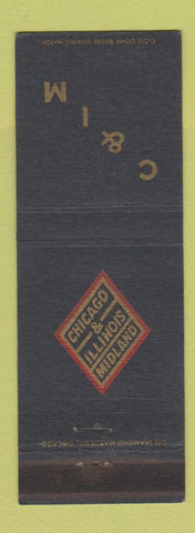 Matchbook Cover - Chicago & Illinois Midland Railroad
