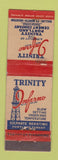 Matchbook Cover - Trinity Portland Cement Dallas Fort Worth Houston TX WEAR
