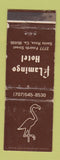 Matchbook Cover - Flamingo Hotel Santa Rosa CA WORN