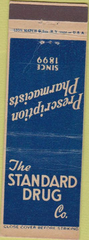 Matchbook Cover - Standard Drug Co