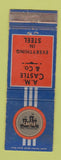 Matchbook Cover - AM CAStle Steel Chicago IL WEAR