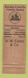 Matchbook Cover - AM CAStle Steel Chicago IL WEAR